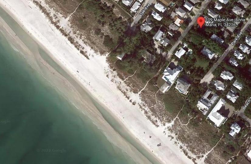 Casa Posada - So Close You Can Hear The Waves Historic Beach Cottage W Beach Gear Anna Maria Ngoại thất bức ảnh
